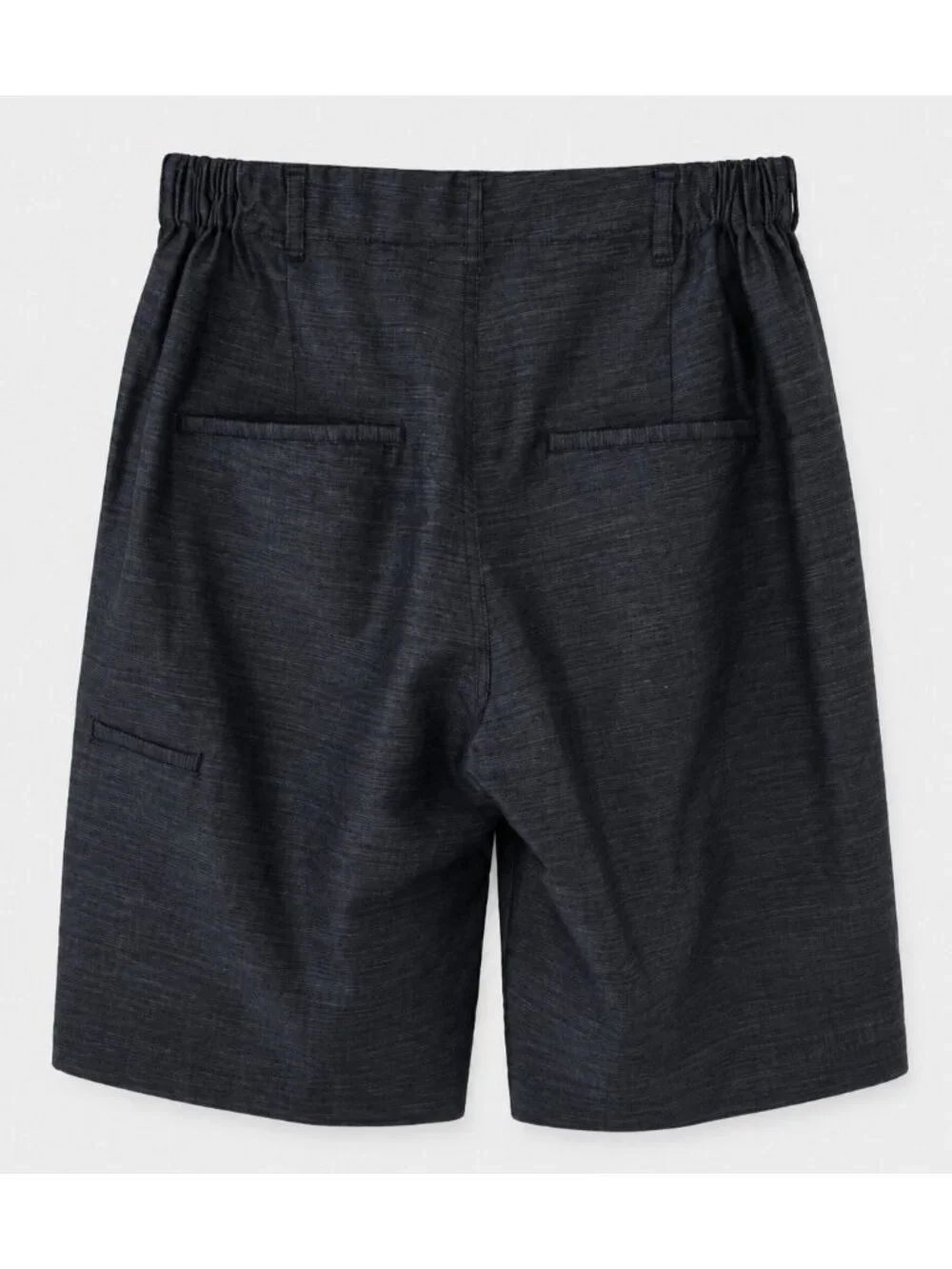 Julien David Men's Black Size 28 Wool Blend Short Bermuda NEW